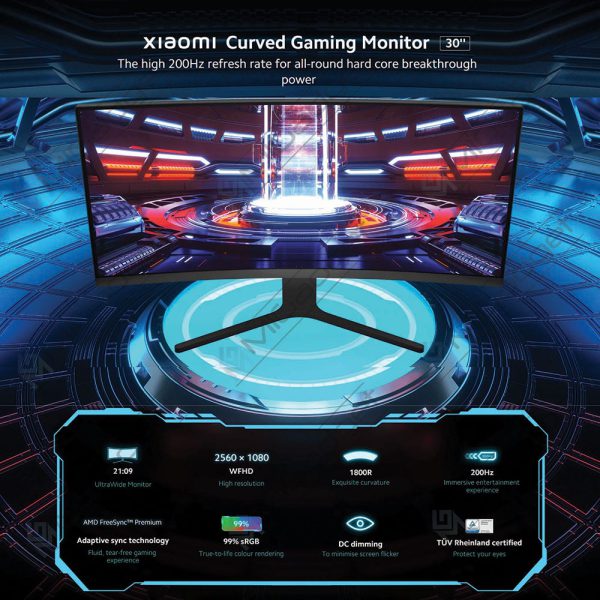 Xiaomi Curved Gaming Monitor 30 xiaomi360 1 min فروشگاه اینترنتی بانه خرید